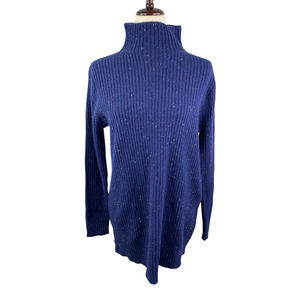 Halogen Blue Turtleneck Sweater